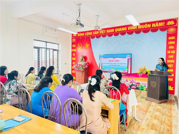 HỘI THI GIÁO VIÊN GIỎI CẤP TRƯỜNG NĂM HỌC 2025-2026