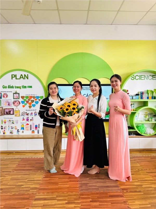 Cô Đinh Thị Thanh - Hoàn thành phần thi trình bày biện pháp