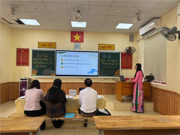 Hội thi Giáo viên dạy giỏi thành phố cấp THCS năm học 2025-2026