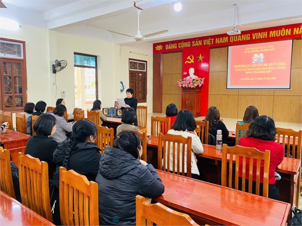 Sinh hoạt chuyên đề quý I/2026