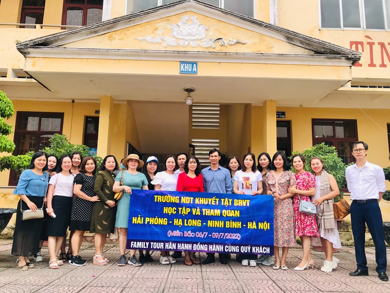 Trường Nuôi dạy trẻ Khuyết tật Bà Rịa đến thăm, chia sẻ và học tập kinh nghiệm