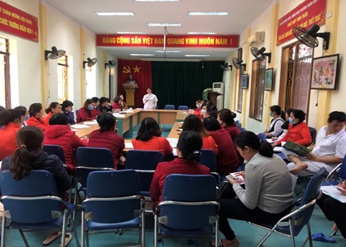 Công tác khẩn trương phòng dịch Codvit-19 tại trường mầm non 1-6