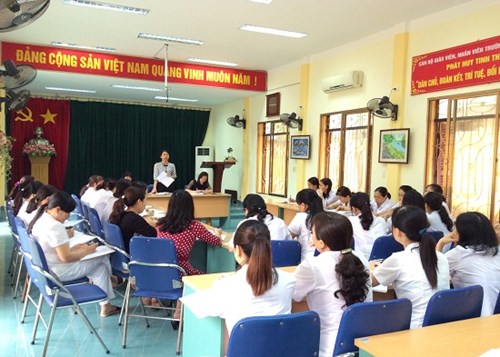 Đổi mới trong sinh hoạt chuyên môn tại Trường mầm non 1-6