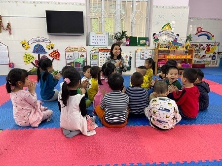 Hoạt động vui chơi của cấc bé 4B3