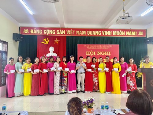 Trường mầm non Minh Đức tổ chức Hội nghị tổng kết năm học 2021 - 2022