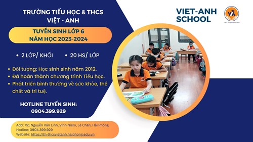 Thông báo tuyển sinh năm học 2023 - 2024