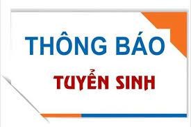 Thông báo tuyển sinh