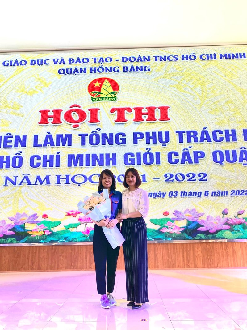 Hội thi “GIÁO VIÊN LÀM TỔNG PHỤ TRÁCH ĐỘI TNTP HỒ CHÍ MINH GIỎI CẤP QUẬN NĂM HỌC 2021 – 2022”.