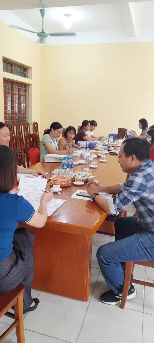 Hội đồng trường THCS xét tốt nghiệp lớp 9 năm học 2021 - 2022