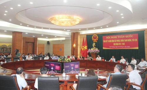 Hội nghị toàn quốc tổng kết 10 năm công tác phòng, chống tham nhũng, tiêu cực