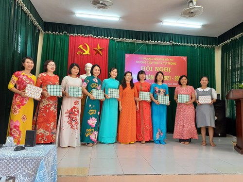 Hội nghị tổng kết năm học 2021 - 2022 trường tiểu học lý tự trọng