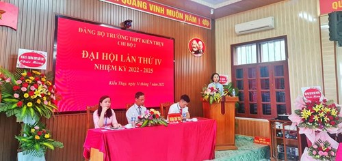 Đại hội Chi bộ 2 lần thứ IV nhiệm kỳ 2022 - 2025