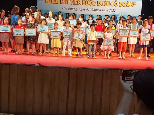 Kết quả cuộc thi vẽ tranh
thiếu nhi tiến bước dưới cờ đoàn 